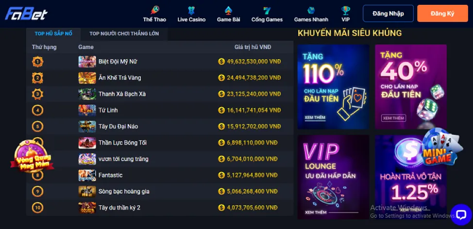 Tận dụng khuyến mãi 66b login